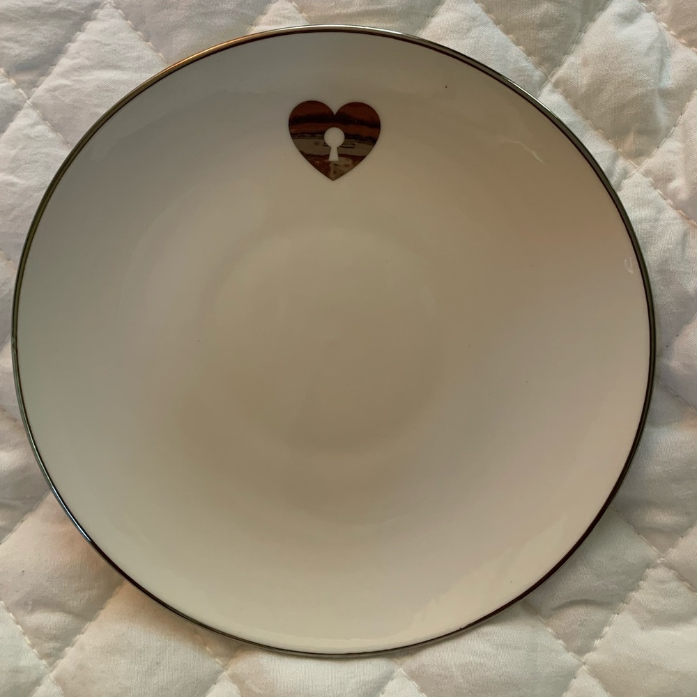 NIB Kate Spade Key Court Tidbit Plates Set (2) - Picture 3 of 7